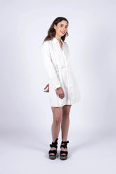 Robe Chemise Avika White